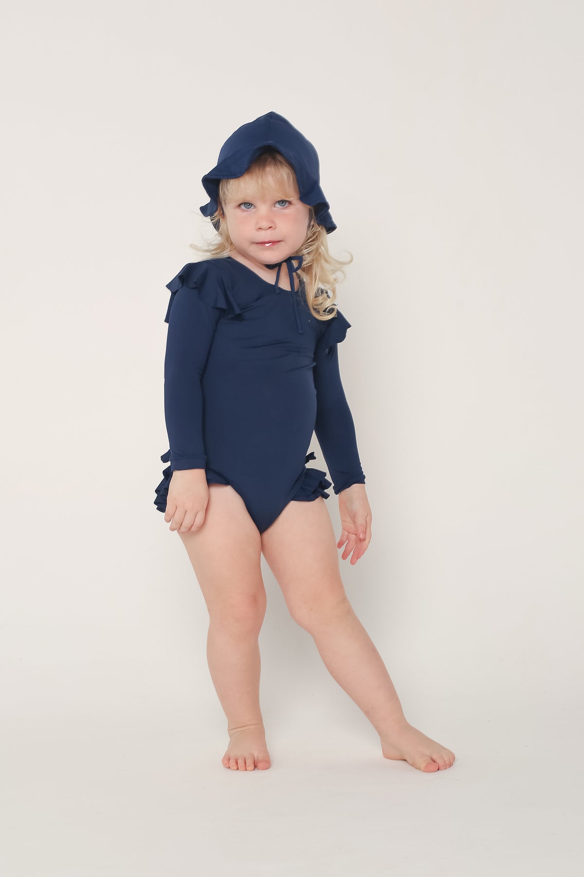 Maiô de Manga - Azul Navy