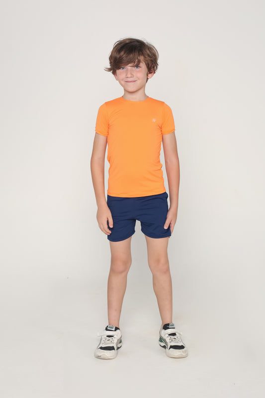Conjunto Camiseta e Short Sportswear - Laranja Sun