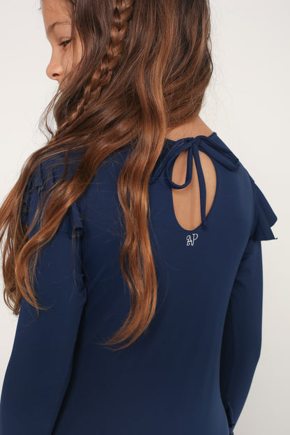 Maiô de Manga - Azul Navy