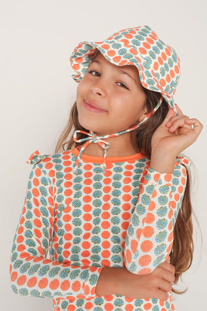 Conjunto Camiseta com Manga Menina - Concha