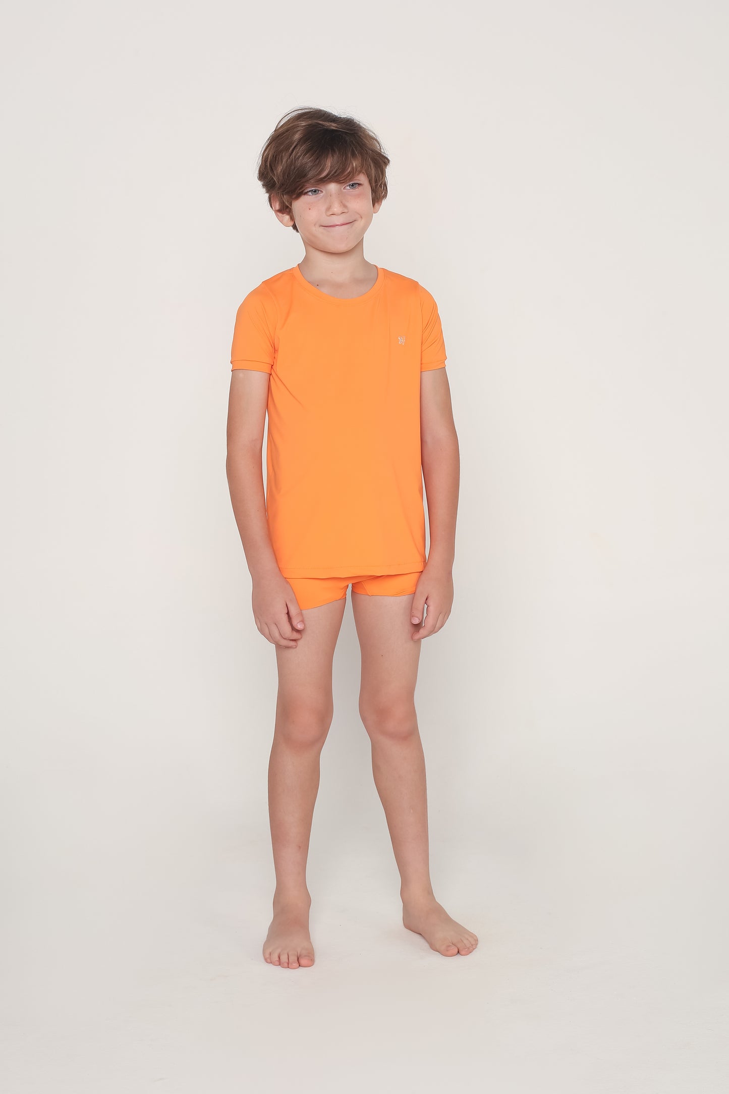 Conjunto Camiseta e Short Sportswear - Laranja Sun