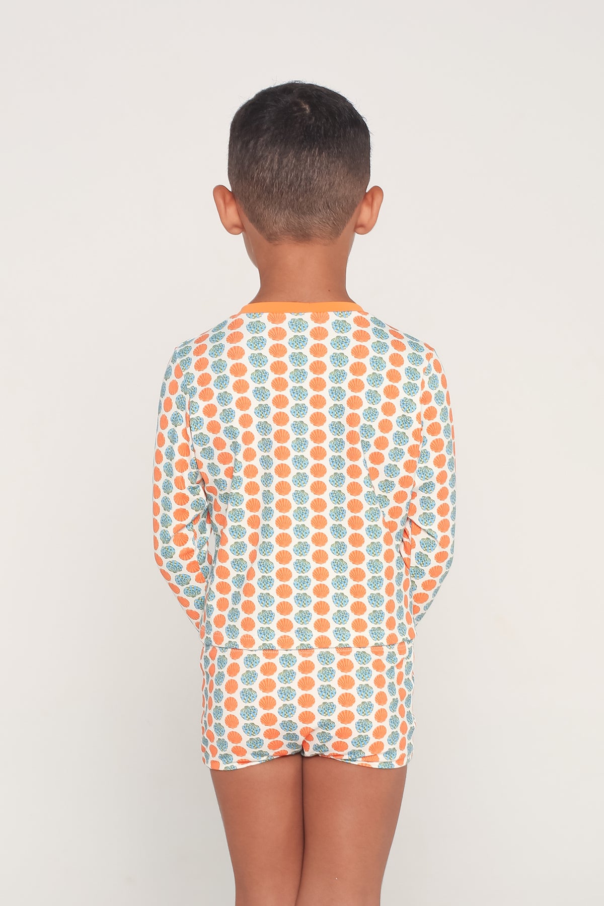 Conjunto Camiseta com Manga Menino - Concha